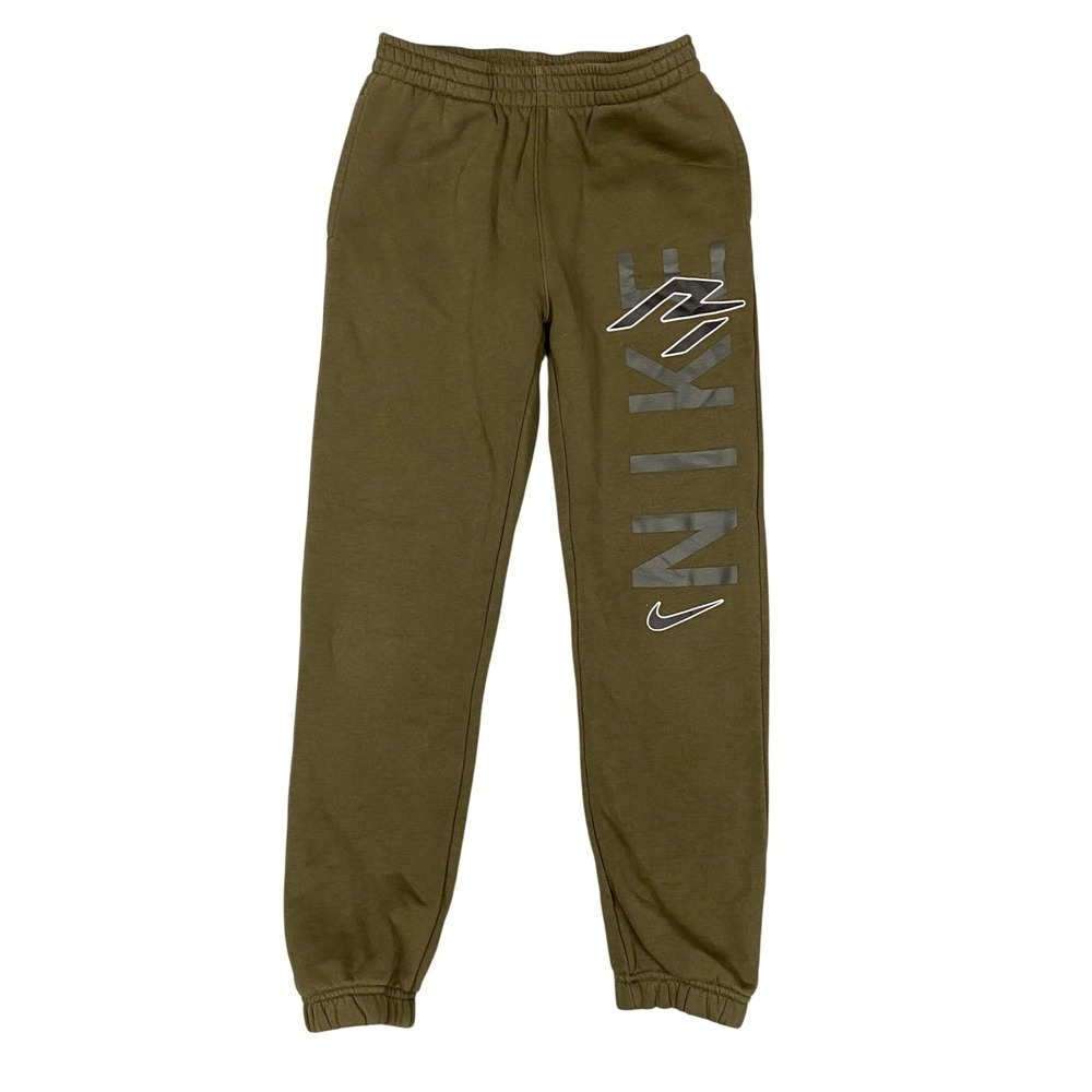 Nike‎ 3Brand Russell Wilson Fleece Graphic Jogger Sweatpants Kids Size L Olive